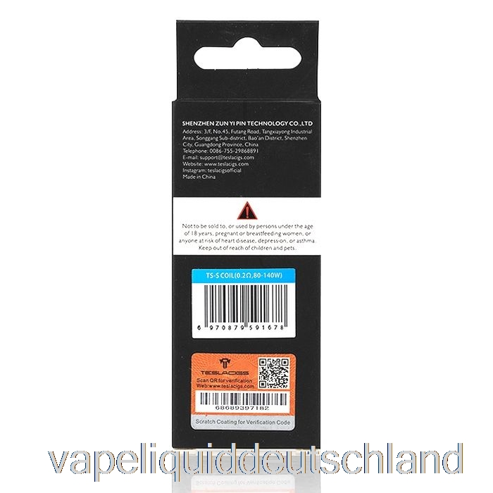 Teslacigs TS Tallica Mesh Ersatzspulen 0,2 Ohm TS-S Spulen Vape Liquid